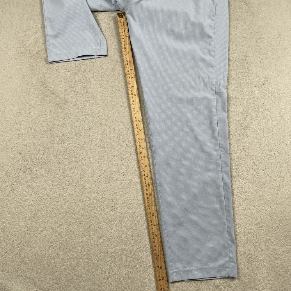 Lululemon Commission Ventlight Pant Mens 33x29 Blue Slim Fit Commuter Stretch - Picture 9 of 12